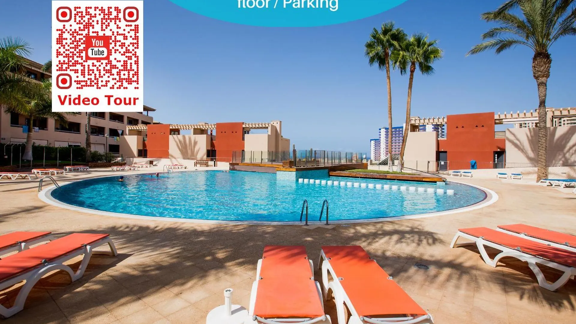 Go2Tenerife Apart\'Tera Solarium, Terraces, Swimming Pools & Parking location